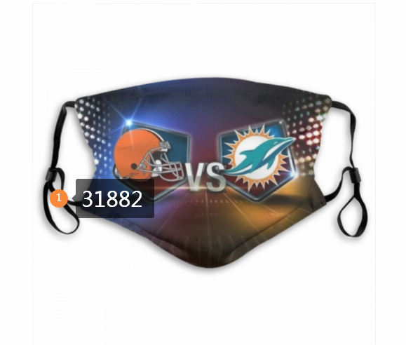 NFL Miami Dolphins 702020 Dust mask with filter